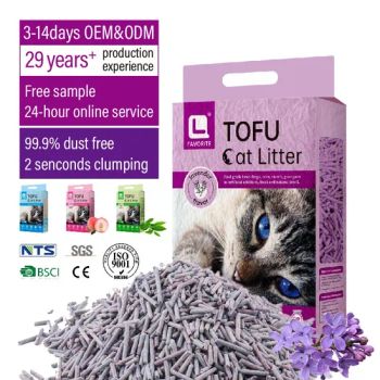 Natural Biodegradable Tofu Cat Litter with Low Dust Clumping Origin China Application Cat Specification 5L Fragrance - Baoding Taotaohui Import and Export Trading Co., Ltd. - China