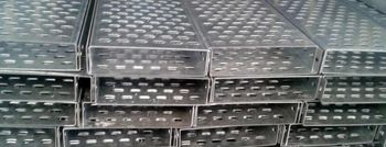 Galvanized Iron Gi Perforated Cable Trays Shape Ladder Brand Mak, Essar, Hakke Material Galvanized Iron Efficiency High - Balaji Traders - India