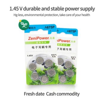 Wholesale Hearing Aid Battery Shop High Quality Zenipower Button Cell Hearing Aid Batteries - Hangzhou Tingoton Technology Co., Ltd. - China
