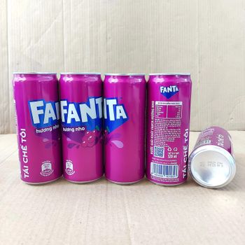 Fresh Fanta Grape Soft Drink 320ml Can Premium Fruit Flavoured Beverage Original Grape Taste Ideal For Supermarket Grocery Store And Wholesale Supply Use - wood traders - Poland