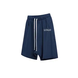 Factory Custom Vintage Washed Loose Mens Shorts Casual Drawstring Solid Color Sport Men's Shorts - Dongguan Jiayu Clothing Co., Ltd. - China