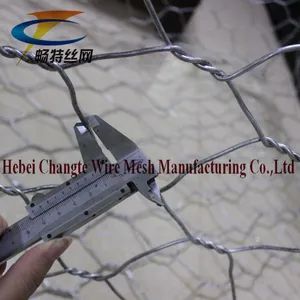 Hot Dipped Galvanized Gabion Cage Net Origin China Technics Woven Life 50-60years Trademark Changte HS Code 7314490000 Hole Shape - Hebei Changte Wire Mesh Manufacturing Co., Ltd. - China