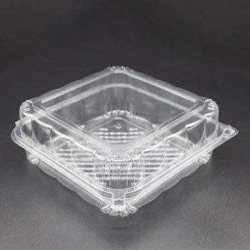 Factory Transparent Pet Clamshell Food Storage Containers Plastic Pastry Packaging Boxes Cheesecake Bakery Cookies Fruit Cake - Shandong Youda Pack Co., Ltd - China