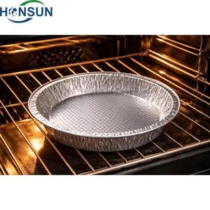 Wholesale Disposable Pie Food Storage Containers Round Aluminum Foil Baking Pan - Qingdao Honsun Packaging Technology Co., Ltd - China