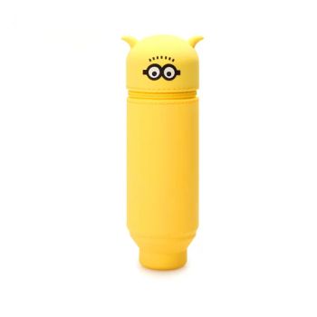 Boy Girls Silicone Animal Shape Pencil Case Silicone Round Pen Holder Children Creative Pen Holder - Jining Partner Outdoors Co., Ltd. - China