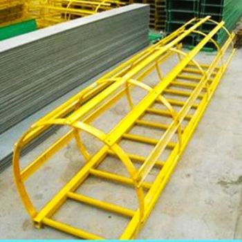 FRP/GRP/Galvanized/Fixed Straight Caged Ladders for Belt Conveyor - Hebei Juntong Machinery Manufacturing Co., Ltd. - China