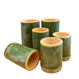 Bamboo Steamer/Bamboo Products/Net Red Bamboo Tube Cup/Floor Stall Milk Tea Cup/Special Bamboo Cup for Scenic Spot/Dessert Bamboo Tube Cup/Net Red Milk Tea Bamb - Shuifu Huiyang Agricultural Technology Co., Ltd. - China