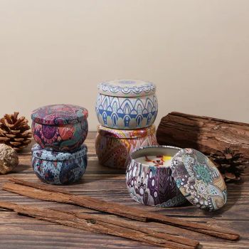 Home Fragrance Can 100g Soy Wax Scented Candles Parties Thanksgiving Aromatherapy Massage Tinplate Aluminum Candle Sticks - Hangzhou Zizhou Trading Co., Ltd. - China