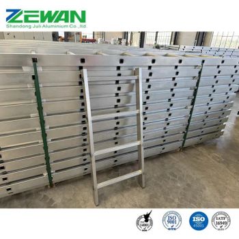 Household Aluminium Straight Ladders Aluminum Safety Step Ladder - Shandong Juli Aluminium Co., Ltd. - China