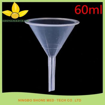 PP Funnel Disposable Funnel for Separating Origin China Trademark SHONE Specification PP Model NO. SH-DPF HS Code 3926909090 - Shone Industry Group Limited - China