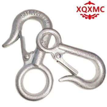 High Quality G-3315 Snap Hooks with Safety Latch Hook Color Silver Trademark XQX Condition New Shape Single Hook HS Code - Qingdao Xinquanxi Metal Products Co., Ltd. - China