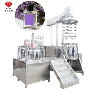 Sauce Food Milk Yogurt Mixing Tanks with Hydraulic Lifting Top Homogenizing Vacuum Emulsifier - Guangzhou Silian Machinery Co., Ltd. - China