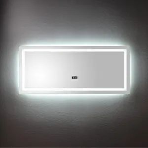Modern Anti-Fog Bathroom Mirror Cabinet with Light-up Toilet Light Smart Touch Screen - Foshan Nanhai Dewo Sanitary Ware Co., Ltd - China