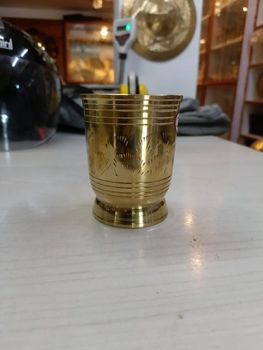Brass Utensils, For Home Size Small Shape Pot Shape Usage/Application - Sai Bachanalaya - India