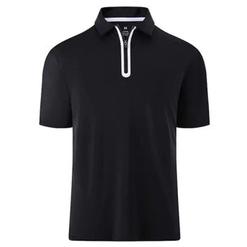 HB02-323 Custom Navy Golf Shirt Kids M Size 0.5kg 15D MOQ100 Size M Trademark HB Origin China Condition New People Children - Quanzhou Huangbo Import and Export Co., Ltd - China