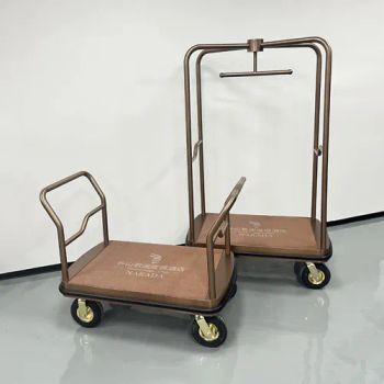 Wholesale Hotel Bellman Luggage Carts Suppliers Quantity 4 Item C8350 Origin Foshan Condition New Model NO. C8350 HS Code - Foshan Southbay Hotel Supply Limited - China