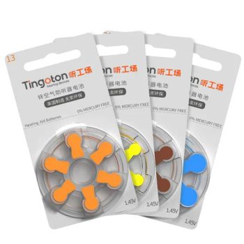 Tingoton Best Quality Buy Tingoton Zinc Air Button Cell Hearing Aid with Batteries Size 312 - Hangzhou Tingoton Technology Co., Ltd. - China