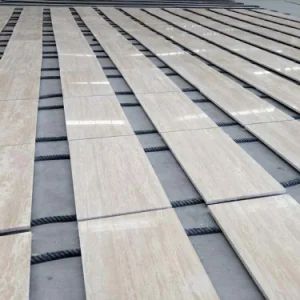 Factory Price Honed Beige Travertine Tiles for Wall Cladding and Floor Tiles - Xiamen Erock Stone Co. Ltd - China