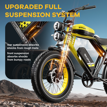 Adult Electric Bicycle, 48V 22.5*2AH Battery, Dual Motors With Peak Power Of 300 - Latests Gadgets E-Store - United States
