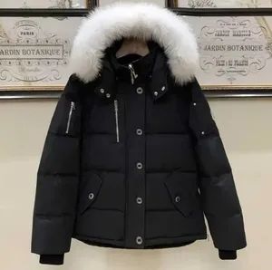 Men's Fur Collar Waterproof White Duck Winter Fashion Casual Couples Warm Moose Cloak Df90 Down Jacket - Guangzhou Ruiying Trading Co., Ltd. - China