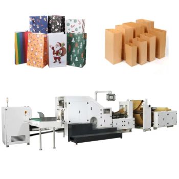 Square Bottom Paper Bag Making Machine Produce Paper Bags - Ruian Xinke Machinery CO., LTD. - China