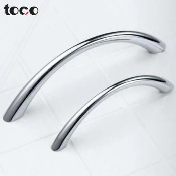 Durable Furniture Kitchen Cabinet Drawer Knobs Arch Tube Wardrobe Door Pull Handles - Foshan Toco Decorative Material Co., Ltd. - China