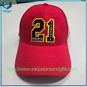 Factory Customized High Quality Cotton 3D Embroidery Baseball Caps Premium Puerto Rico Embroidery Logo Baseball Caps - Dongguan Unique Pins & Gifts Co., Ltd. - China
