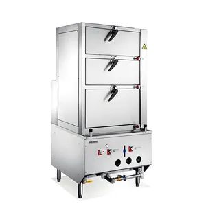 Commercial Three Layer Sea Food Steamer Steam Machine Digital Food Steamer - Guangzhou Nantian Sources Co., Ltd. - China