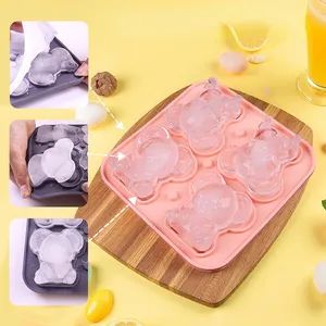 Koala Ice Cube Square Ice Cube Ice Box Easy Release Silicone Ice Cube Household Ice Maker - Dongguan Kerun Rubber Products Co., Ltd. - China
