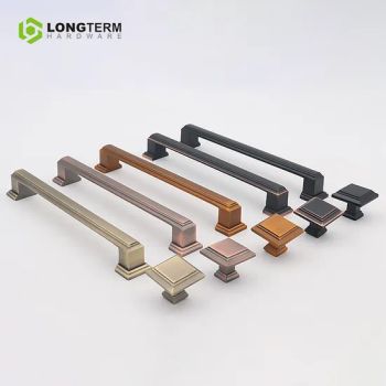 Antique Zinc Alloy Cabinet Door Drawer Pull Knobs Bedroom Kitchen Furniture Handles - Guangzhou Longterm Technology Co.,Ltd. - China