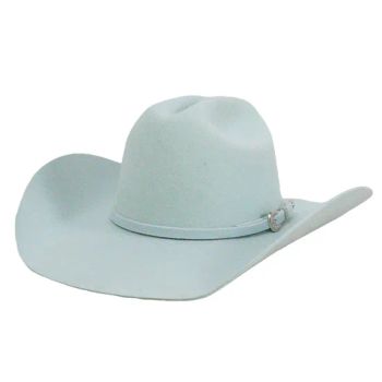 Wholesale 100% Wool Felt Cowgirl Hats for Women Men Wide Brimmed Western Solid Color Cowboy Hats - Baoding Hexin Imp. & Exp. Trading Co., Ltd. - China