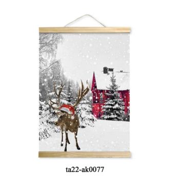 Deer Poster Hanger Frame, Christmas Design Poster Frame for Posters, Prints, Photos, Pictures, Maps, Scrolls, and Canvas Artwork - Fuzhou Top Arts & Crafts Co., Ltd. - China