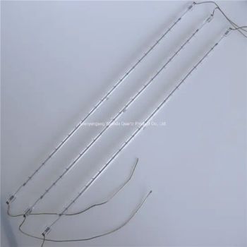 Customized Clear Short Wave Halogen Infrared Heating Lamp for Hair Dryer - Lianyungang Yuanda Quartz Product Co., Ltd. - China