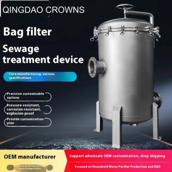 Multi-Bag Filter Housing Stainless Steel Bag Filter Housing 1/5/10 Micron Bag Water Filter Housing for Petrochemical Industry - Qingdao Crowns Machinery Co., Ltd - China