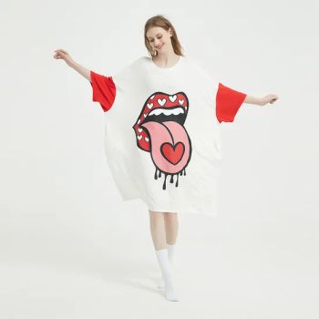 China Factory Oversized Bamboo Sleep Tee Plus Size Womens Bamboo Sleepwear Sleep Dress Adult Summer Bamboo Pajamas Manufacturer - Hangzhou D&H Textile Co., Ltd. - China