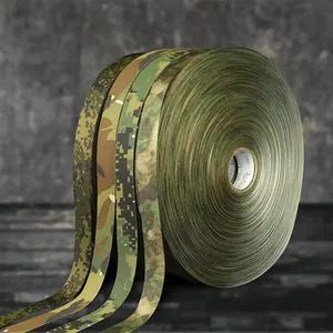 2.2 Cm Camouflage Polyester Webbing Customizable Camouflage Bag Edge Straps - Ningbo V.k. Industry And Trading Co., Ltd. - China