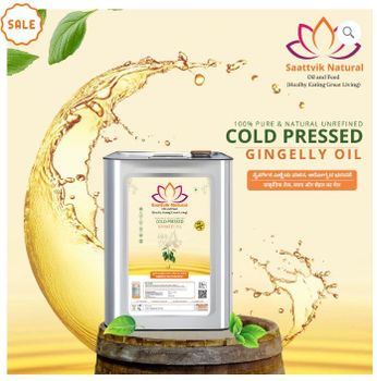 Saattvik Natural, Dry Cold Pressed Sesame Oil, Zero Trans Fat - Own Startup Services Pvt Ltd - India