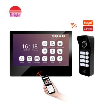 Access Control Intercom System Support Door Locking Wide Angle 2 Way Audio Video Door Phone - Zhuhai Morning Technology Co., Ltd. - China