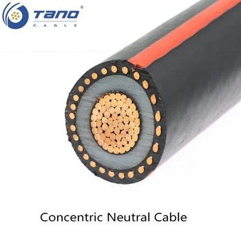 concentric neutral cable 15kv copper cable 133% Insulation Specification copper conductor Short Circuit Temperature - HENAN TANO CABLE CO.,LTD. - China