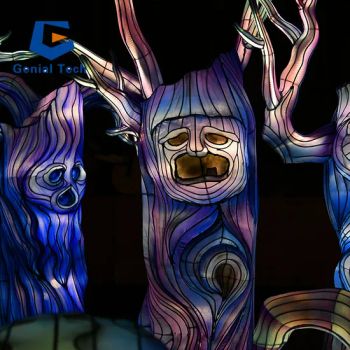 Zm-FL24 Outdoor Decorative Lanterns Halloween Horror Themed Decorations Chinese Lanterns - Sichuan Genial Technology Co., Ltd. - China