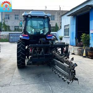 Chain Trencher with Power Take off Shaft Chain and Cable Laying Function CE Certified - Dewosenk (Jining) Machinery Co., Ltd. - China
