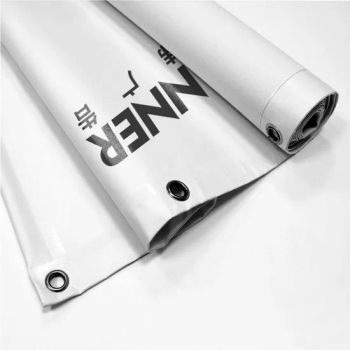 Custom Vinyl PVC Mesh Banner Fabric Printing Promotional Advertising Flags Banners Outdoor Happy Birthday Event Flex Banner - Hefei Gold Adprintier Image Printing Co., Ltd - China