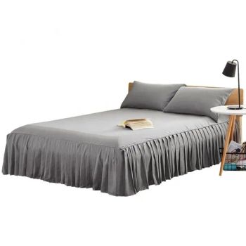Waterproof Mattress Covers Beddings Vinyl Bed Skirts Covers Style Plain Type Bed Mat Grade Quality Size 120*20cm Trademark Deyi - Hangzhou Deyi Home Textile Co., Ltd. - China