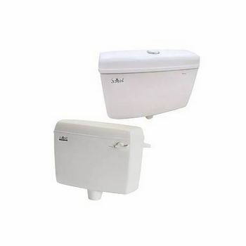 White Ivory Flushing Cisterns Shape Square Warranty 1 year Material Plastic Color White ivory Capacity (Litre) 7 Pack Type Box - Shree Nidhi Sanitary & Electrical - India
