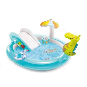 Inflatable Kids Water Play Park Fun Swimming Activity Center Pool - Ningbo Wonderful Plastic Industry and Trade Co., Ltd. - China