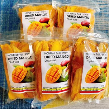 500g/bag Wholesale Nutrition Mango Fruit Meat Slices Dried Type Edible Snacks with Good Price - EcoRoma GmbH - Germany