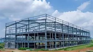 Customized Steel Structure Building with Cutting and Drilling Services Available - Shanghai Changzeng Metal Co., Ltd. - China