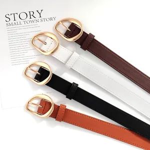 Women's PU Leather Thin Belt Fashion Women's Thin Belt Jeans Dress Pants - Guangzhou Penglanfei Trading Co., Ltd. - China
