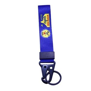 Manufacturer Wholesale Brand Name Logo Embroidery Lanyard Keychain Custom Anime Motorcycle Short Lanyard Keychain - Guangzhou Mangou Arts and Crafts Co., Ltd. - China
