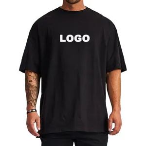 Oversized Tshirt 100cotton Solid Plus Size Custom Printing Embroidery OEM Logo Mens Workout Gym T Shirt Short Sleeve Tee-Shirts - Guanxian Jinfang Garment Co., Ltd. - China